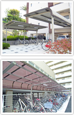 自転車置場写真