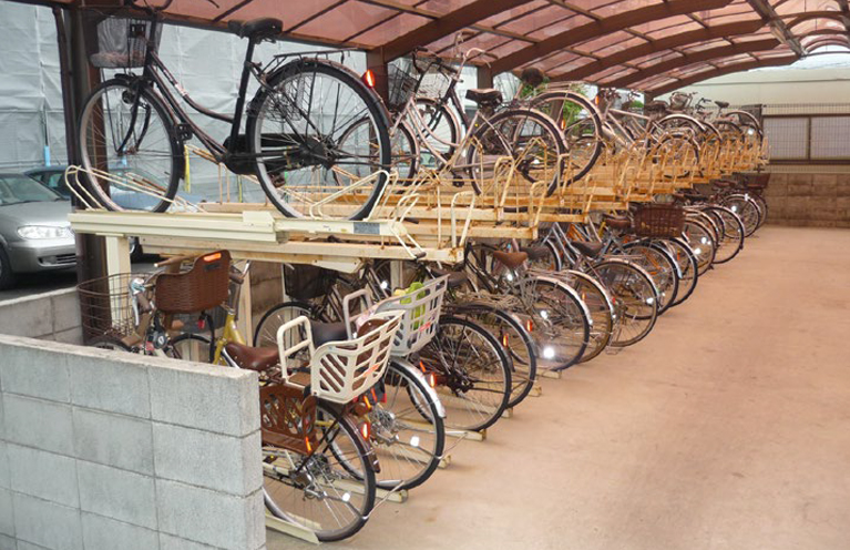 割引 □ダイケン 自転車置場サイクルロビー 基準型スチール屋根 間口 
