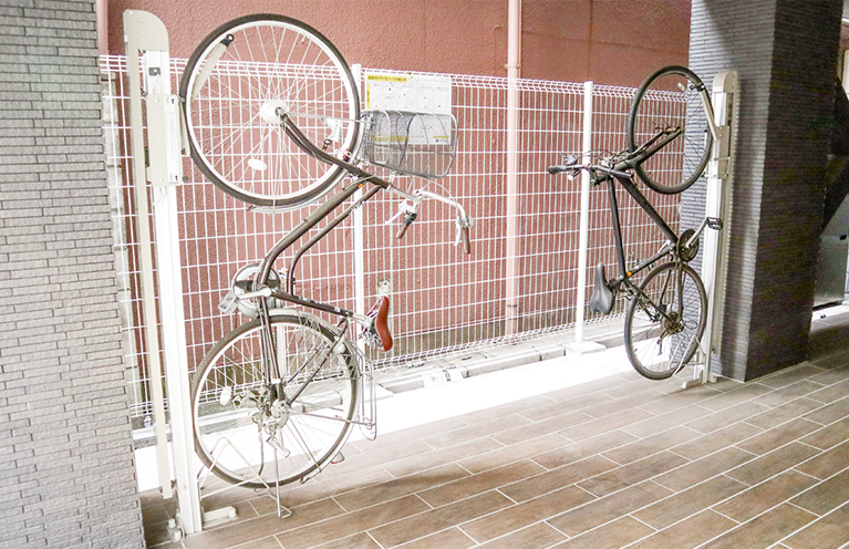 ダイケン 自転車置場サイクルロビー転倒防止柵 ステンレス 法人 送料別途見積り CYFPU 外直送 事業所限定 1275407