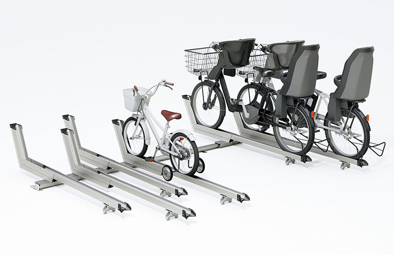 自転車ラック・駐輪場屋根・宅配ボックスリニューアル|ダイケン