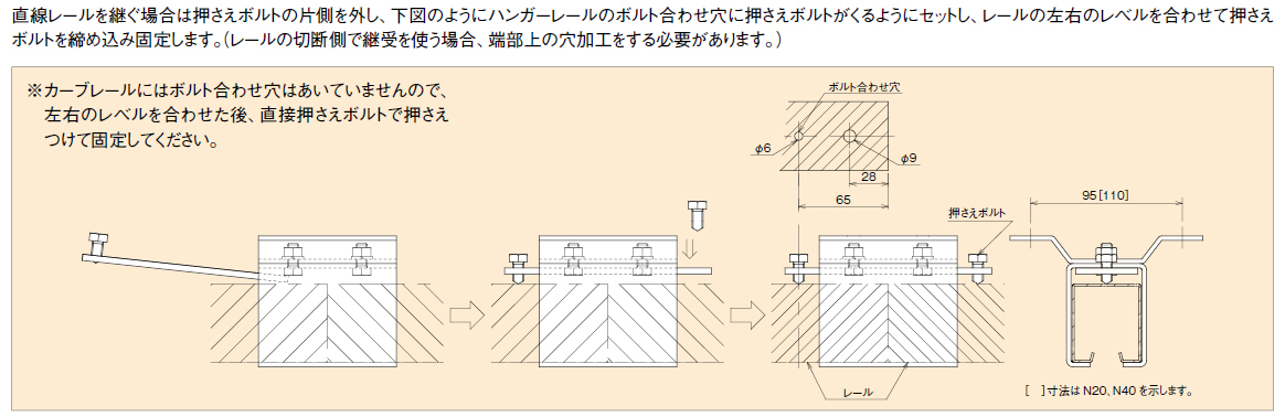 ダイケン ドアハンガー ニュートン20ダンパー付戸当り N20DCS 4031 3814548 - 4