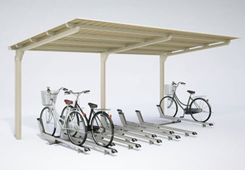 直線屋根片支持角柱 (奥行2680㎜)